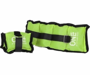 One Fitness závaží WW01 Green 2x 0,7kg