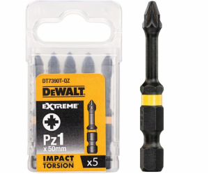 Nárazové šroubovací bity Dewalt Torsion PZ1x50mm 5 ks. (D...