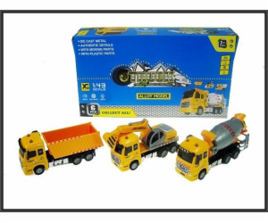 Hipo Construction truck 3 designy 20cm (HXAT16)