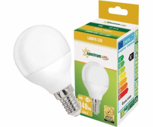 Spectrum LED LED kuličková žárovka E14 230V 4W neutrální ...