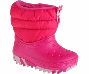 Crocs Classic Neo Puff Boot Toddler 207683-6X0 Růžová 23/24