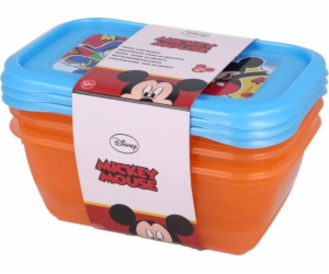 Mickey Mouse Mickey Mouse - Sada nádob na jídlo 540 ml (3...