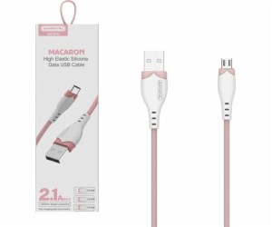 Somostel USB-A - microUSB USB kabel 1,2 m růžový (28254)