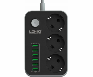 LDNIO Power Strip Ldnio Power Strip 6 zásuvek + 4X USB po...