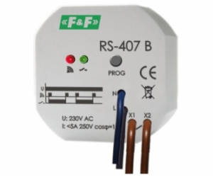 F&F Rádiové ovládací relé 230V AC 1P RS-407B