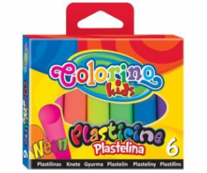 Colorino Neon plastelína 6 barev (935409)