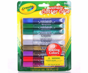 Crayola Glitter lepidlo 9 barev (580158)