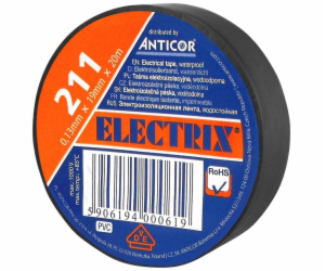 Anticor PVC elektroizolační páska, černá, 19mm, 20m