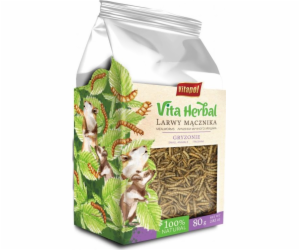 Vitapol Vita Herbal pro hlodavce, moučné červy, 80 g