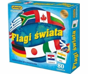 Adamigo Game Flags of the world memory - new