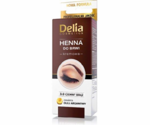 Delia Henna na obočí č. 3.0 Tmavě hnědá