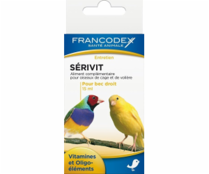 FRANCODEX Vitamíny pro rovné zobáky ptáků 15 ml