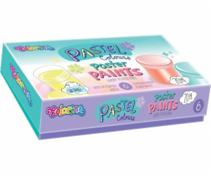 Patio Colorino Kids Pastel plakátové barvy 6 barev 20 ml