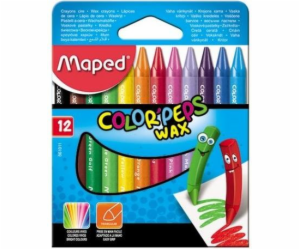 Pastelky na svíčky Maped Colorpeps 12 barev (861011)