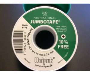 Unipak Teflon Jumbotape pro vodní instalace 19 mm x 16,5 ...