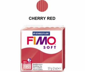 Fimo termosetová plastová hlína Měkká třešňová červená 57g