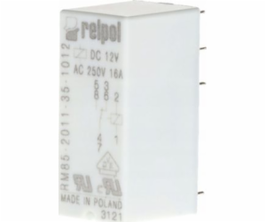 Relpol miniaturní relé 1P 12V DC PCB AgNi RM85-2011-35-10...