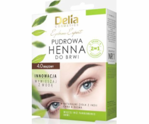 Delia Powder henna na obočí 0,4 Hnědá