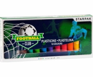 Starpak Plastelína 12 barev Fotbal