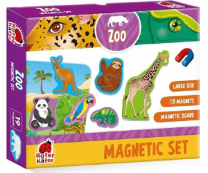 Roter Kafer Magnetické puzzle ZOO s deskou RK2090-02