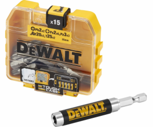 Sada bitů Dewalt 15 ks. + magnetická montáž (DT71511)