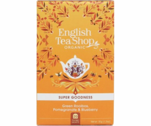 English Tea Sho Zelený čaj s rooibosem, granátovým jablke...