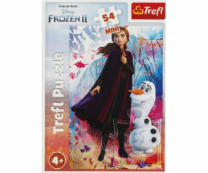 Trefl Puzzle 54 mini Ve světě Anny a Elsy 1