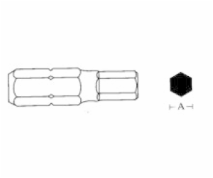 Jonnesway Allen hlava 6x75mm šestihran 10mm (D175H60)