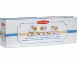 Melissa & Doug MELISSA Wooden Pull Train Jumbo Natural 18771