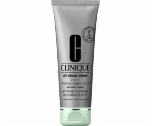 CLINIQUE_All About Clean 2-in-1 Charcoal Mask + Scrub čis...