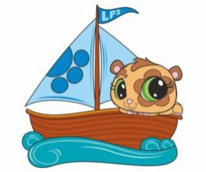 Samolepka BOO DEKORACE NA STĚNU Littlest Pet Shop