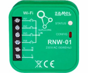 Zamel 4-vstupové WI-FI rozhraní pro zapuštěnou montáž RNW-01