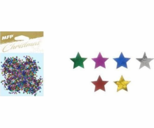 Confetti stars 20g, mix barev