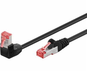 Goobay GOOBAY Patchcord S/FTP Kat. 6 Rovný / Úhlový 90 Če...