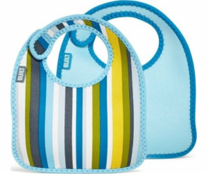 Built Mess Mate Baby Blue Stripe Bib 2 ks.