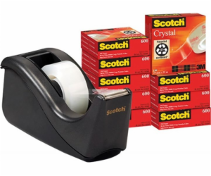 Sada krystalických kancelářských pásek Scotch 19MMX33M + ...