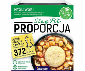 JoyFood Kuře v myslivecké omáčce s bulgurem a zeleninou 300g