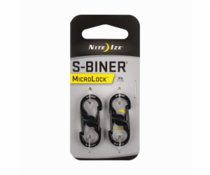 Nite Ize S-Biner MicroLock karabina z nerezové oceli čern...