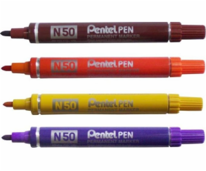 Pentel Permanent Marker N50, oranžový