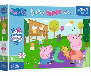 Trefl Puzzle 60 dílků Super Shape XXL Prasátko Peppa Hraj...