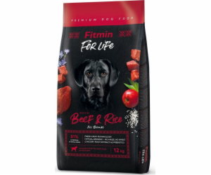 FITMIN Dog for life Beef & Rice - dry d