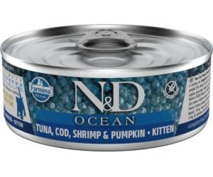 FARMINA N&D CAT OCEAN TUNA COD SHRIMP&P