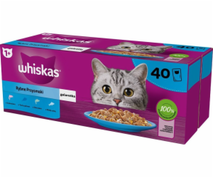 WHISKAS Fish Favourites in jelly - wet 