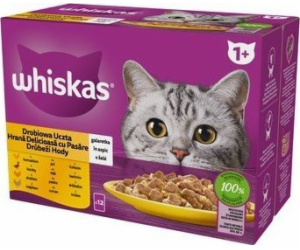 WHISKAS sachet jelly poultry  duck  tur