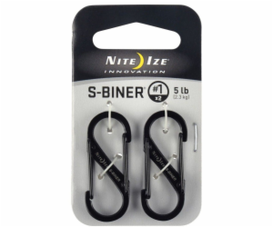 Nite Ize Carabiner S-Biner Dual #1 nerezová ocel černá 2 ...