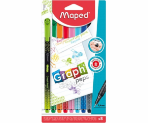 Maped Graph Peps Deco jemná linka 8 barev MAPED