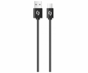 ALIGATOR datový kabel 2A, USB-C, délka 2m, černá