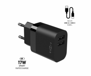 Set FIXED síťové nabíječky s 2xUSB výstupem a USB/USB-C k...