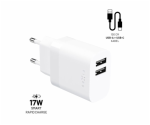 Set FIXED síťové nabíječky s 2xUSB výstupem a USB/USB-C k...