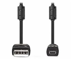 Nedis CCGL60810BK20 NEDIS kabel USB 2.0/ zástrčka USB-A -...